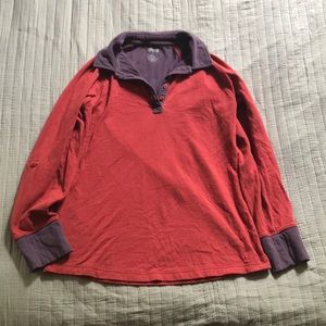 Red & Purple casual long sleeve